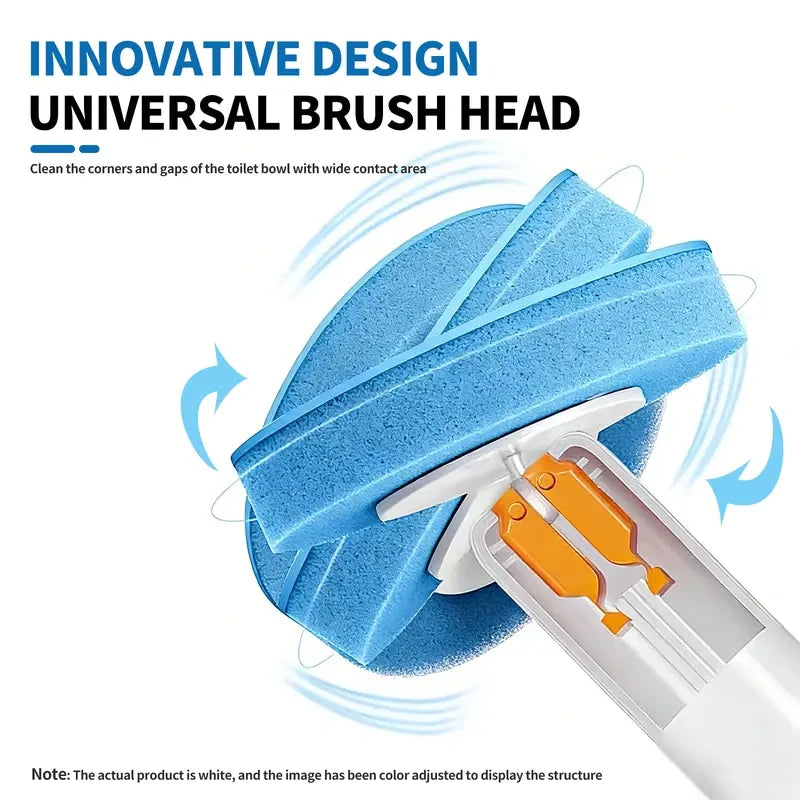 Disposable Toilet Scrubber Brush Kit