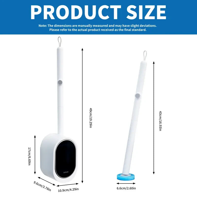 Disposable Toilet Scrubber Brush Kit