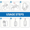 Disposable Toilet Scrubber Brush Kit