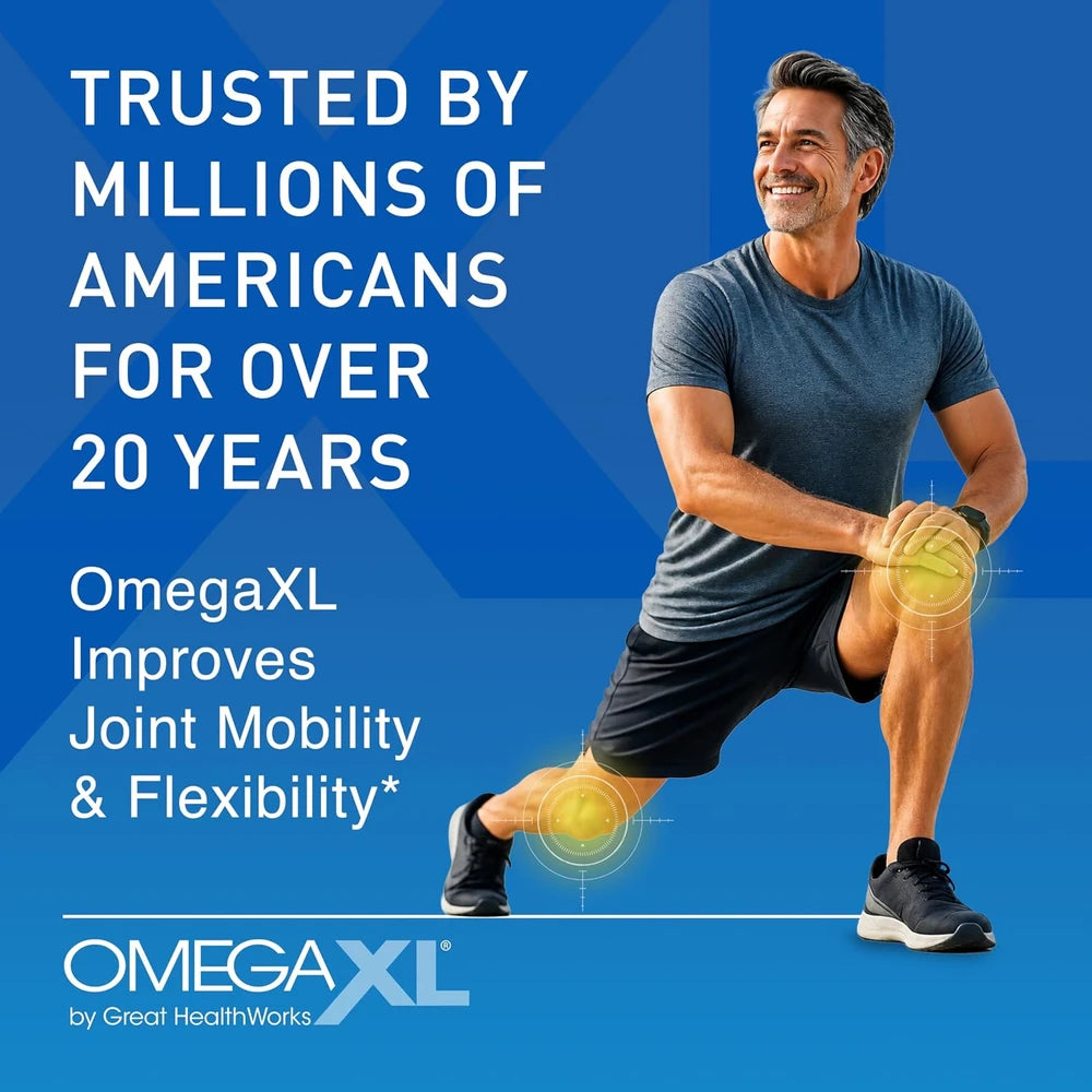 OmegaXL Joint Support Supplement for Mobility