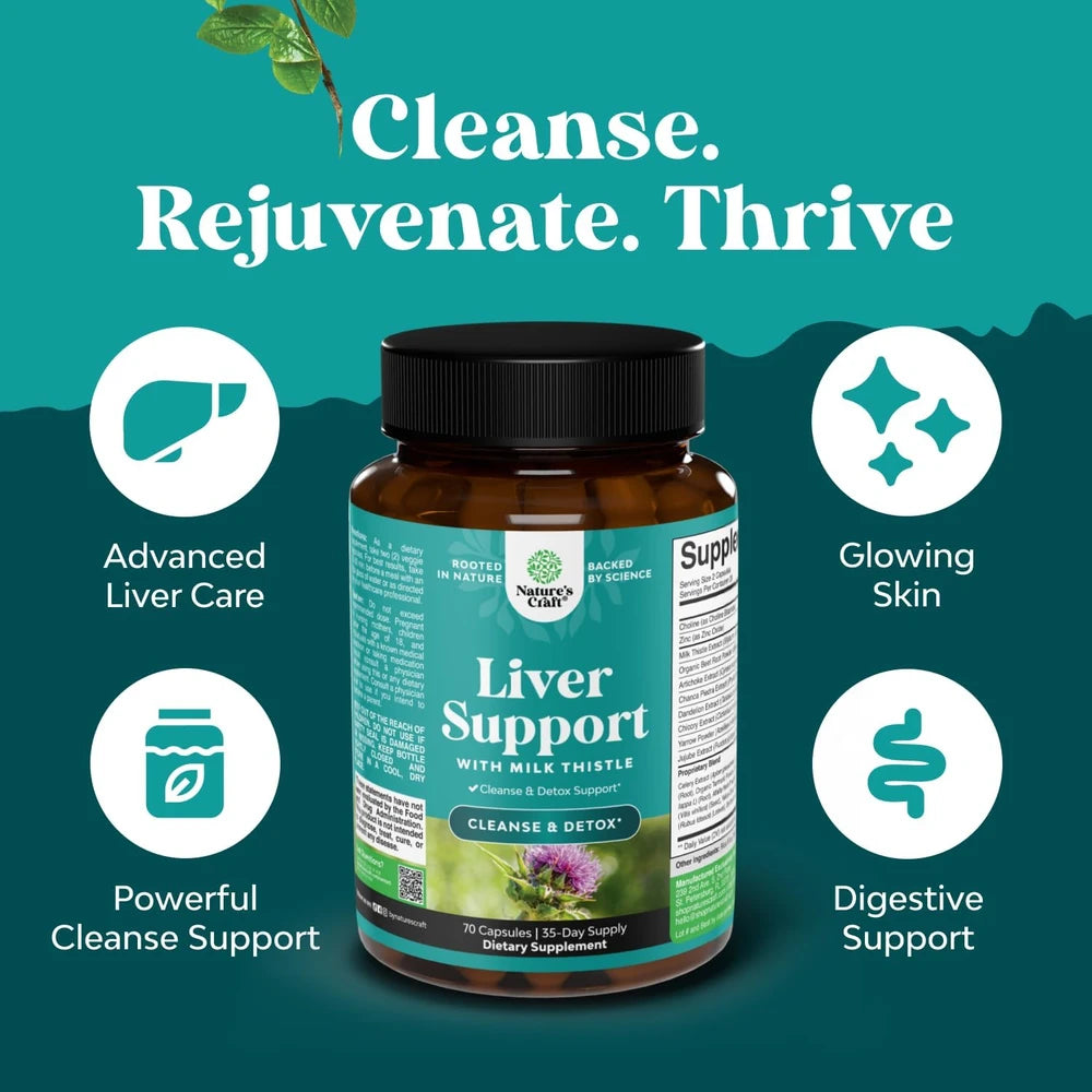 Milk Thistle Liver Cleanse Supplement